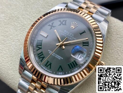 Rolex Datejust M126331-0016 1:1 Best Edition EW Factory Green Dial - Imagen 7