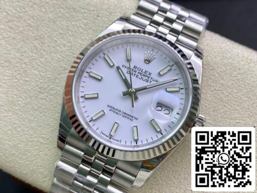 Rolex Datejust 36MM 1:1 Best Edition EW Factory White Dial - Image 8