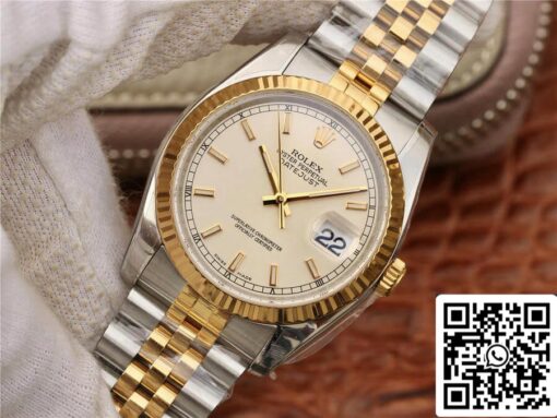 Rolex Datejust 116233 36mm Jubilee Strap AR Factory Yellow Gold - Image 7