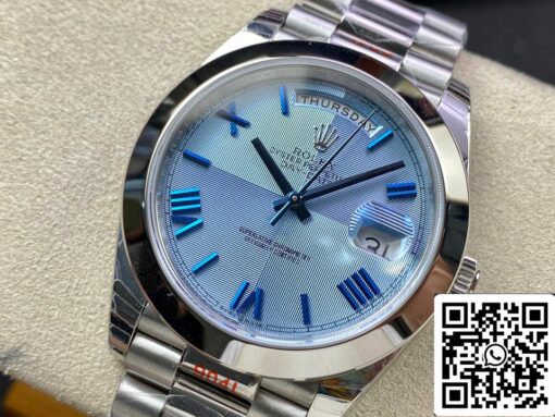 Rolex Day Date M228206-0001 1:1 Best Edition EW Factory Blue Dial - Imagen 7