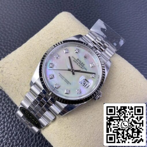 Rolex Datejust M126234-0019 36MM 1:1 Best Edition Clean Factory Stainless Steel - immagine 9