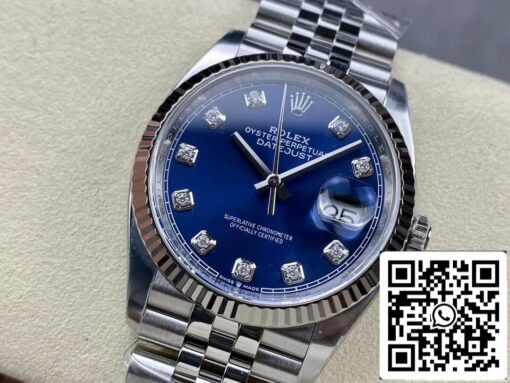 Rolex Datejust M126234-0037 36MM 1:1 Best Edition Clean Factory Diamond Dial - immagine 8