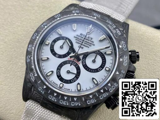 Rolex Daytona Cosmograph Diw Custom Version 1:1 Best Edition Noob Factory White Dial - Image 8