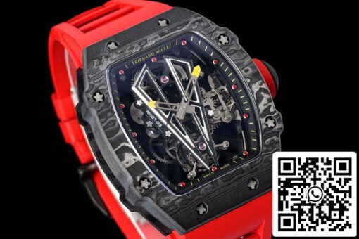 Richard Mille RM27-03 Rafael Nadal Tourbillon 1:1 Best Edition RM Factory Red Rubber Strap – Bild 8