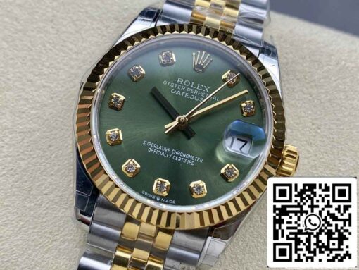 Rolex Datejust M278273-0030 31MM 1:1 Best Edition GS Factory Green Dial - 이미지 3