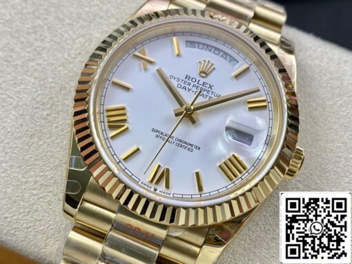 Rolex Day Date M228238-0042 1:1 Best Edition EW Factory White Dial - Image 9