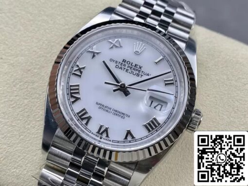 Rolex Datejust M126234-0025 36MM 1:1 Best Edition Clean Factory Stainless Steel - immagine 9