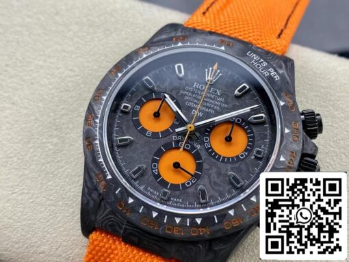 Rolex Daytona Cosmograph Diw Custom Version 1:1 Best Edition Noob Factory Orange Strap – Bild 8