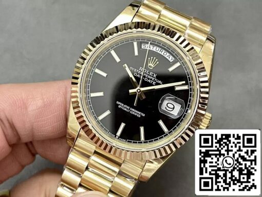 Rolex Day Date M228238-0067 1:1 Best Edition GM Factory Black Dial V2 - Image 3