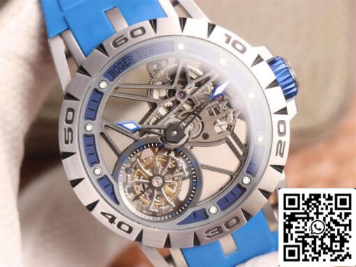 Roger Dubuis Excalibur Spidr RDDBEX0479 1:1 Best Edition JB Factory Tourbillon Skeleton Dial - 이미지 8