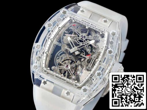 Richard Mille RM 56-01 Tourbillon 1:1 Best Edition RM Factory Transparent Case - immagine 8