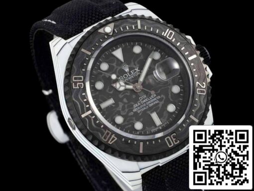 Rolex Sea-Dweller 1:1 Best Edition Diw Factory Carbon Fiber Black Strap – Bild 8