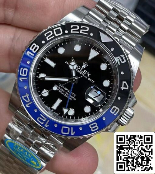 Rolex GMT Master II M126710BLNR-0002 Jubilee Strap Clean Factory V3 Actual Picture - Image 9