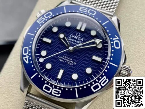 Omega Seamaster Diver 300M 210.30.42.20.03.002 1:1 Best Edition VS Factory Steel Strap – Image 8