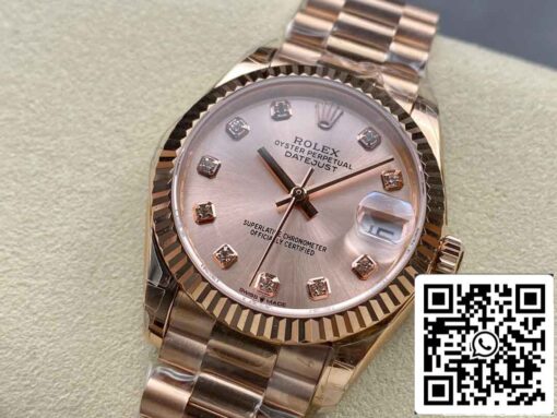 Rolex Datejust M278275-0031 31MM 1:1 Best Edition GS Factory Rose Gold - 이미지 3