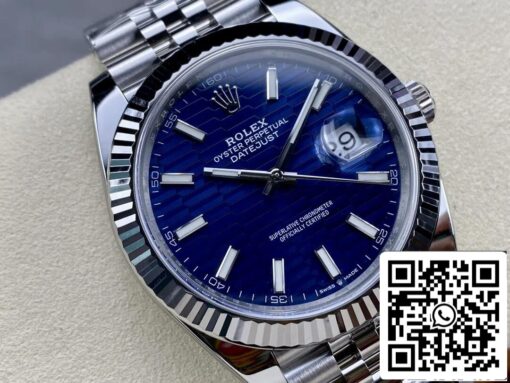 Rolex Datejust 41 mint M126334-0032 1:1 Best Edition Clean Factory Blue Dial - Image 3