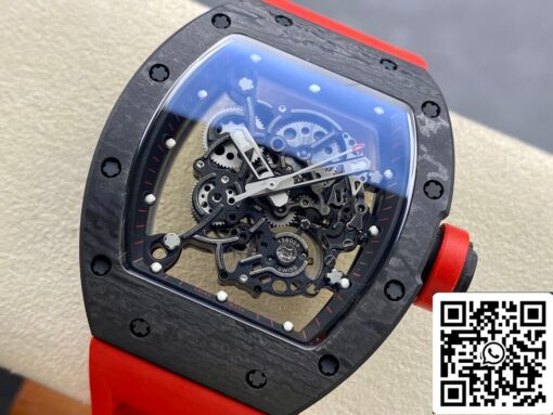 Richard Mille RM-055 1:1 Best Edition BBR Factory Red Strap - Image 8