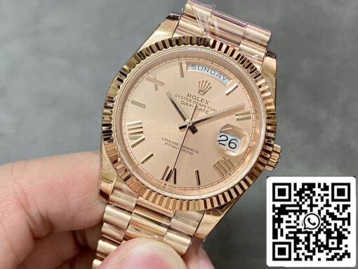 Rolex Day Date M228235-0001 1:1 Best Edition GM Factory Rose Gold V2 - Image 3