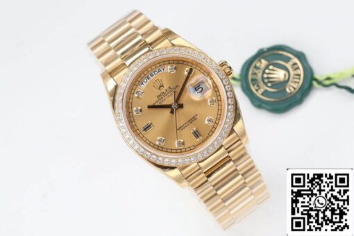 Rolex Day Date M128348RBR-0008 1:1 Best Edition EW Factory Diamond Dial - Image 7