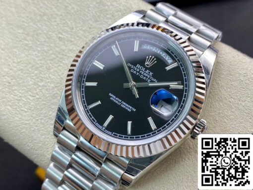 Rolex Day Date M228236-0003 1:1 Best Edition EW Factory Black Dial - Image 8