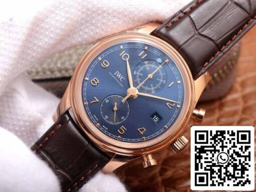 IWC Portugieser IW390305 1:1 Best Edition ZF Factory Blue Dial - immagine 9