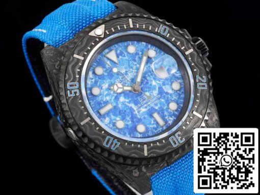 Rolex Sea-Dweller 1:1 Best Edition Diw Factory Carbon Fiber Blue Dial - 이미지 8