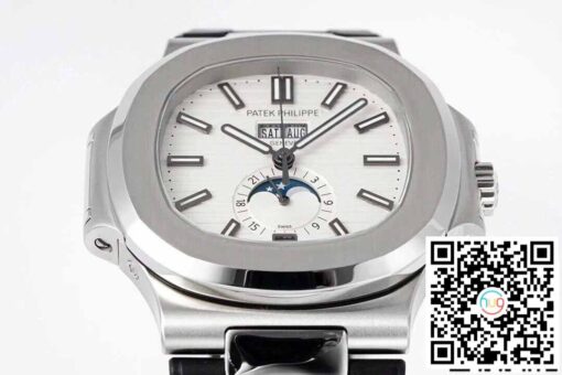 Patek Philippe Nautilus 5726/1A-010 1:1 Best Edition PPF Factory Black Rubber Strap – Image 8