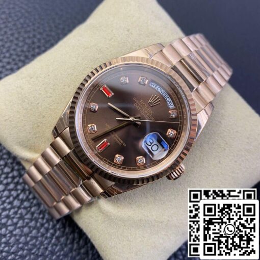 Rolex Day Date 118235 1:1 Best Edition EW Factory Brown Dial - Image 8