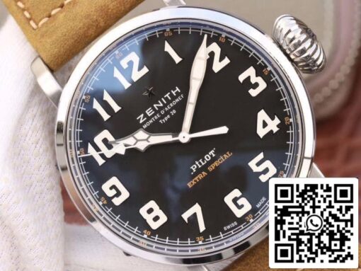 Zenith Pilot 03.2430.3000/21.C738 XF Factory 1:1 Best Edition Swiss ETA2824-2 – Bild 6