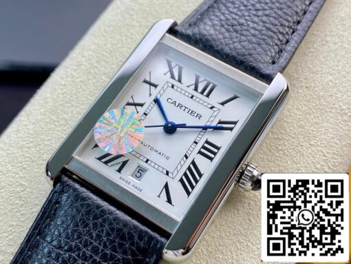 Cartier Tank WSTA0029 1:1 Best Edition AF Factory White Dial – Bild 8