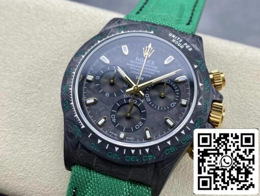 Rolex Daytona Cosmograph 1:1 Best Edition Noob Factory Diw Custom Version Dark Green Strap - Image 8