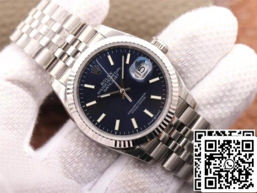 Rolex Datejust M126234-0017 1:1 Best Edition EW Factory Blue Dial - Imagen 7