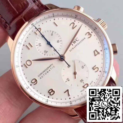 IWC Portuguese Chronograph IW371445 ZF Factory 1:1 Best Edition Swiss ETA7750 - immagine 7