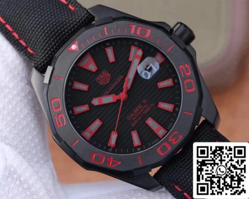 Tag Heuer Aquaracer WAY208C.RHZ4937 1:1 Best Edition V6 Factory Black Dial Swiss - 이미지 6