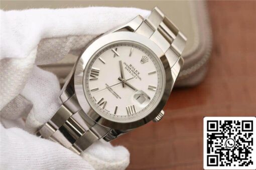 Rolex Datejust 41MM 1:1 Best Edition EW Factory White Dial - Image 6