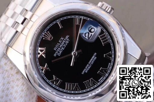 Rolex Datejust 36mm 116234 AR Factory 1:1 Best Edition Swiss ETA3135 Black Dial – Image 4