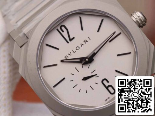 Bvlgari Octo Finissimo 103011 1:1 Best Edition BV Factory Silver Gray Dial — изображение 7