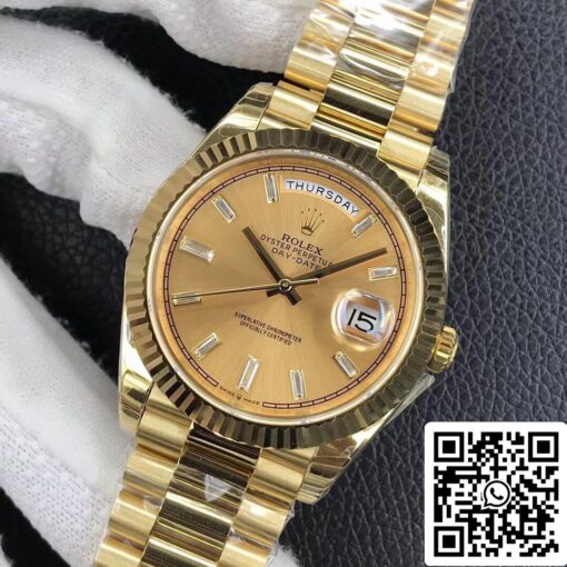 Rolex Day Date M228238-0005 1:1 Best Edition EW Factory Champagne Dial - Image 8