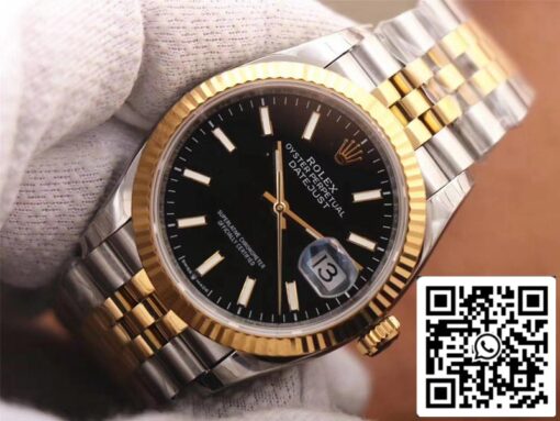 Rolex Datejust 126233 1:1 Best Edition EW Factory Black Dial Swiss ETA3235 - Image 6