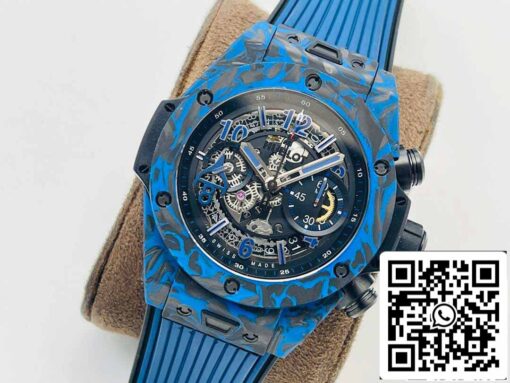 Hublot BIG BANG 1:1 Best Edition HB Factory Carbon Fiber Blue Case - Image 8