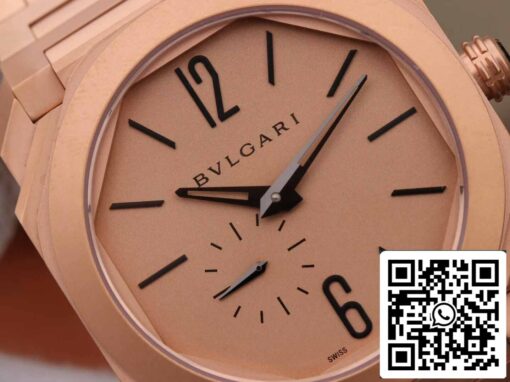 Bvlgari Octo Finissimo 102912 1:1 Best Edition BV Factory Rose Gold Dial - Image 7