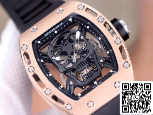 Richard Mille RM52-01 Tourbillon 1:1 Best Edition JB Factory Rose Gold Case - Image 8