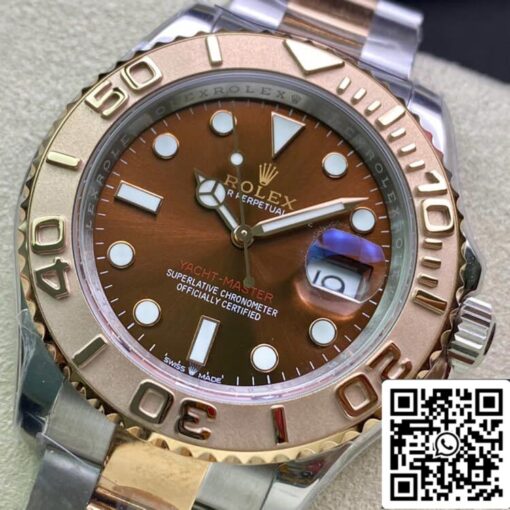 Rolex Yacht-Master 40mm 116621 AR Factory 1:1 Best Edition Swiss ETA2824 Brown Dial - Imagen 8