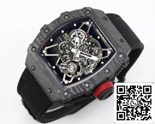 Richard Mille RM35-01 1:1 Best Edition BBR Factory Black Carbon Fiber Case - Image 8