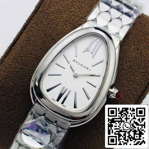 Bvlgari Serpenti 103141 1:1 Best Edition BV Factory Silver White Dial - Image 8