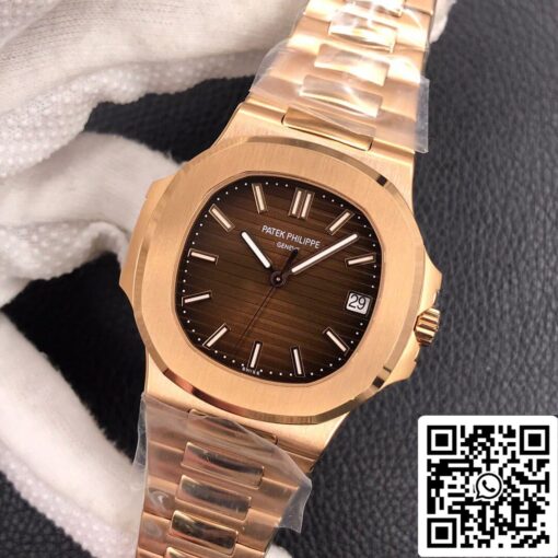 Patek Philippe Nautilus 5711/1R-001 1:1 Best Edition 3K Factory Rose Gold - immagine 8