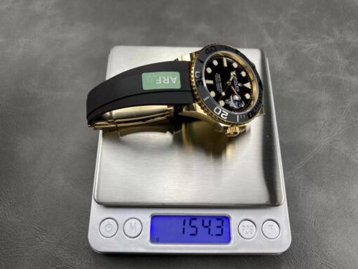 Rolex Yacht-Master 42 Black Dial Yellow Gold  M226658-0001  1:1 Best Edition AR Factory Counterweight Version - Imagen 2