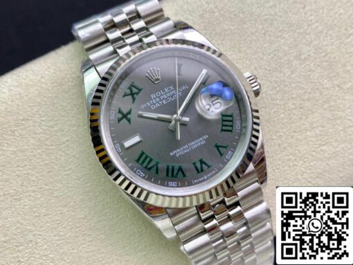 Rolex Datejust M126234-0045 36MM 1:1 Best Edition EW Factory Grey Dial - Imagen 8