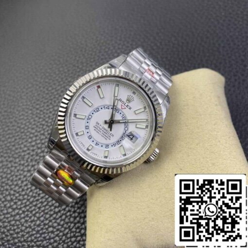 Rolex Sky Dweller M326934-0002 1:1 Best Edition Noob Factory V2 White Dial - Image 7