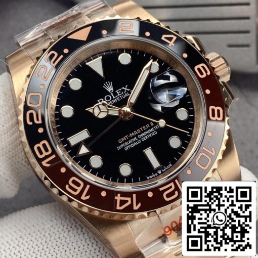 Rolex GMT Master II 126715CHNR-0001 1:1 Best Edition GM Factory Rose Gold — изображение 7